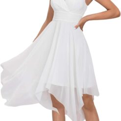 Robe De Soirée Blanche Courte image 9 | Soirée Blanche Robe De Soirée Blanche Courte image 8 | Soirée Blanche