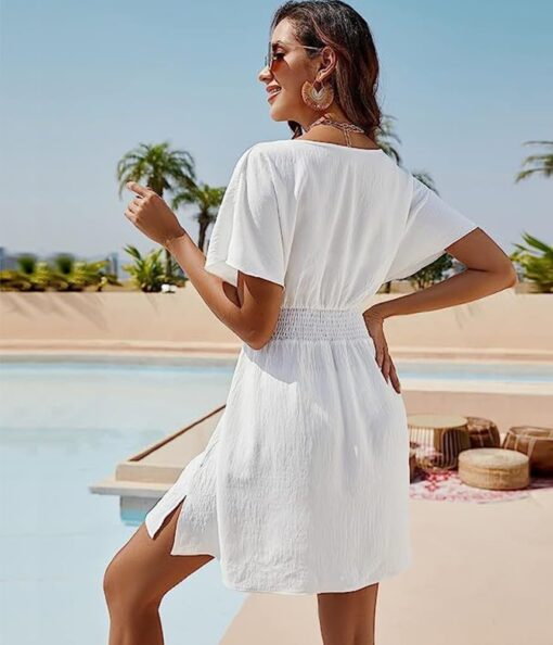 Robe Blanche Été – Image 3