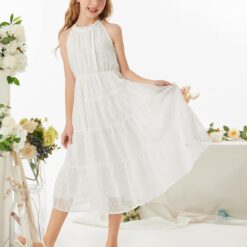 Robe Dentelle Blanche Enfant image 13 | Soirée Blanche