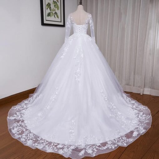 Robe De Mariée Dentelle Grande Taille – Image 6