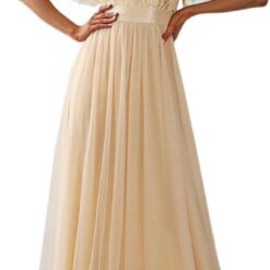 Robe De Mariée Courte Avec Perles Blanche image 9 | Soirée Blanche