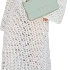 Robe Longue Blanche En Crochet image 13 | Soirée Blanche