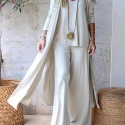 Ensemble Mode Femme Complexe 3 Pièces image 10 | Soirée Blanche Ensemble Mode Femme Complexe 3 Pièces image 9 | Soirée Blanche