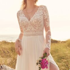 Robe De Mariée Bohème Dentelle image 16 | Soirée Blanche