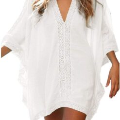 Robe Tunique Dentelle Blanche image 9 | Soirée Blanche Robe Tunique Dentelle Blanche image 8 | Soirée Blanche