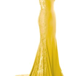 Robe de mariée sirène avec dos en dentelle fantaisie image 10 | Soirée Blanche