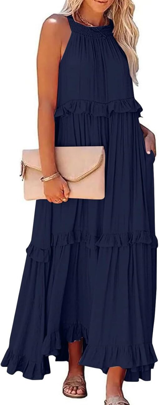 Robe Blanche Boheme Manches Longues – Image 3