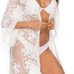 Robe Plage Blanche Dentelle image 7 | Soirée Blanche