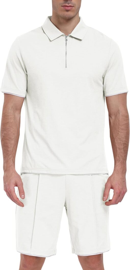 Jinshi Ensemble de Sport Été Jogging Homme – Image 3