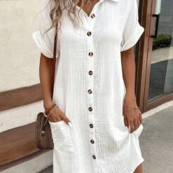 Robe Blanche Courte Grande Taille image 12 | Soirée Blanche