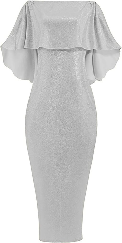 Robe De Soirée Chic Blanche – Image 5