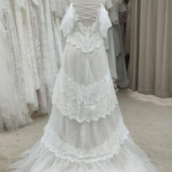 Robe De Mariée Vintage Sexy Blanche image 16 | Soirée Blanche