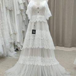 Robe De Mariée Vintage Sexy Blanche image 14 | Soirée Blanche