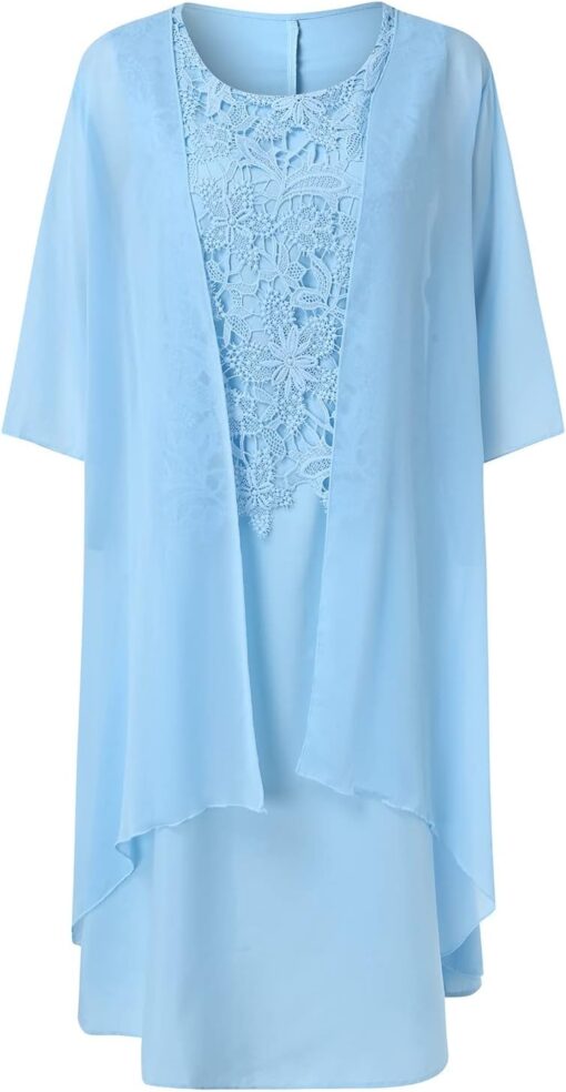 Robe De Soirée Noire Et Blanche Grande Taille – Image 5