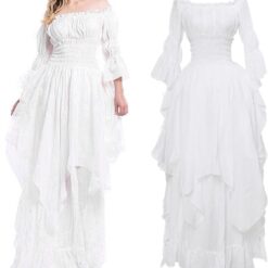 Robe De Mariée Champêtre Chic Blanche image 11 | Soirée Blanche