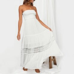 Robe Blanche Dentelle Longue Boheme image 14 | Soirée Blanche