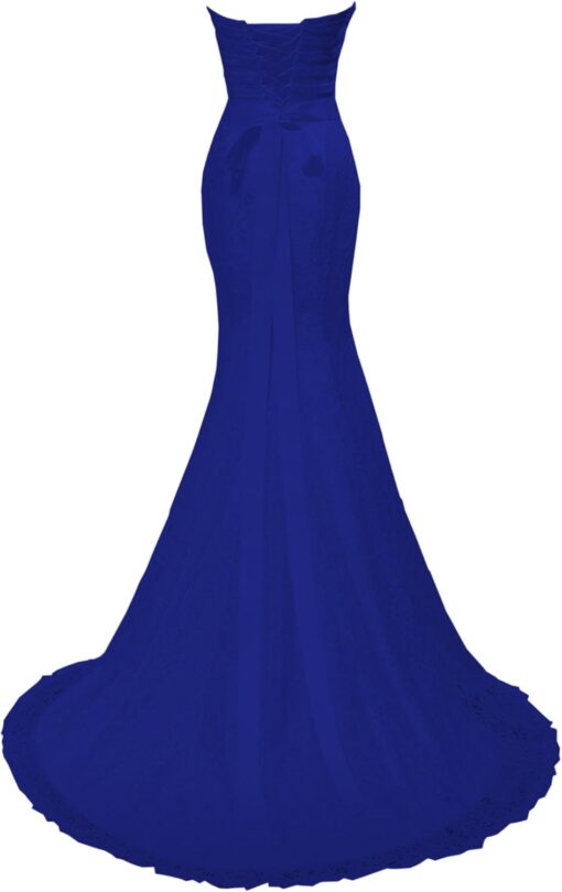 Robe de mariée Trompette à décolleté en V plongeant – Image 3