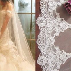 Robe De Mariage Sirène Blanche Longue Traîne image 10 | Soirée Blanche