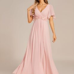 Robe Demoiselle DʼHonneur Rose image 18 | Soirée Blanche