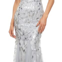 Robe de mariée fourreau en crêpe et dentelle fine florale image 9 | Soirée Blanche Robe de mariée fourreau en crêpe et dentelle fine florale image 8 | Soirée Blanche