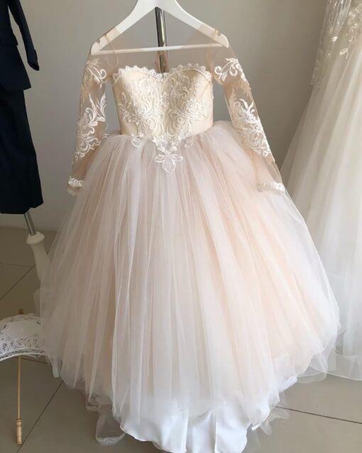 Robe De Mariée Princesse Bustier Illusion – Image 6