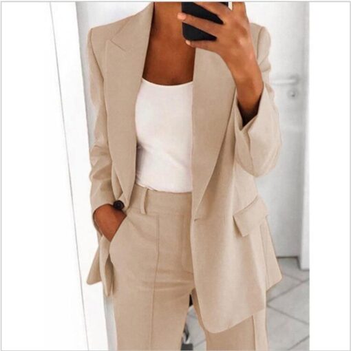 Ensemble de Soirée pour Femme : Veste et Pantalon – Image 3