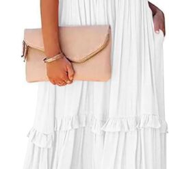 Robe Longue Blanche Boheme image 15 | Soirée Blanche Robe Longue Blanche Boheme image 14 | Soirée Blanche