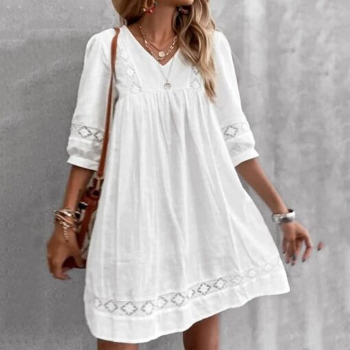 Robe Blanche Été – Image 5