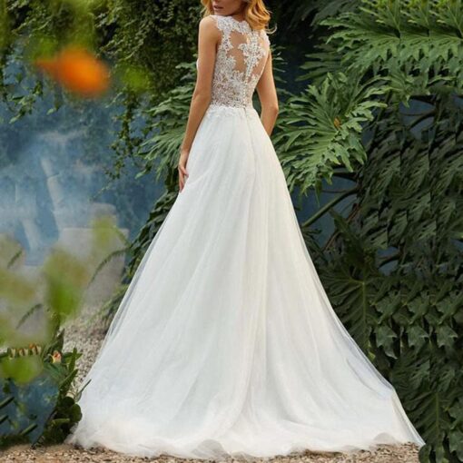 Robe De Mariée Femme Ronde Grande Taille – Image 3
