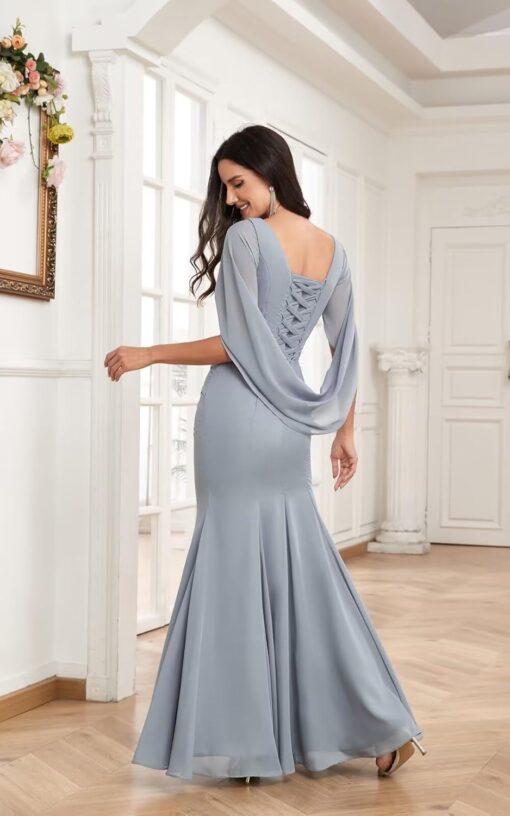Robe De Mariée Sirène Sexy Illusion – Image 3
