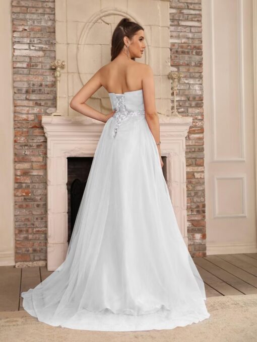 Robe De Mariée Grande Taille Paillette – Image 7