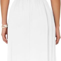 Robe Longue Blanche Grande Taille image 13 | Soirée Blanche Robe Longue Blanche Grande Taille image 12 | Soirée Blanche