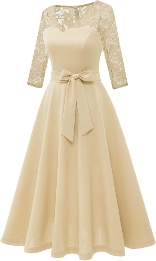 Robe De Mariée Courte Avec Tulle Blanche – Image 6