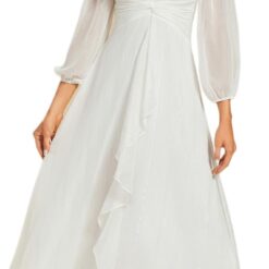Robe De Mariée Bohème En Satin image 8 | Soirée Blanche