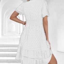 Robe Tunique En Coton Automne-Hiver image 15 | Soirée Blanche Robe Tunique En Coton Automne-Hiver image 14 | Soirée Blanche