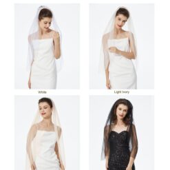 Robe de mariée simple à motifs floraux pailletés image 19 | Soirée Blanche Robe de mariée simple à motifs floraux pailletés image 18 | Soirée Blanche