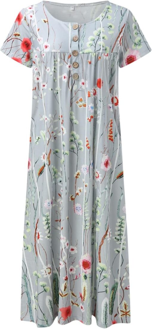 Robe Longue Cache Cœur Blanche – Image 5