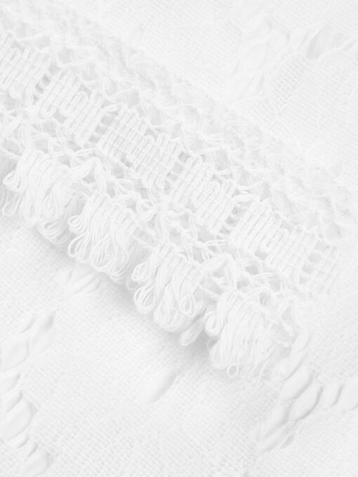 Robe Blanche Longue Boheme Chic – Image 7