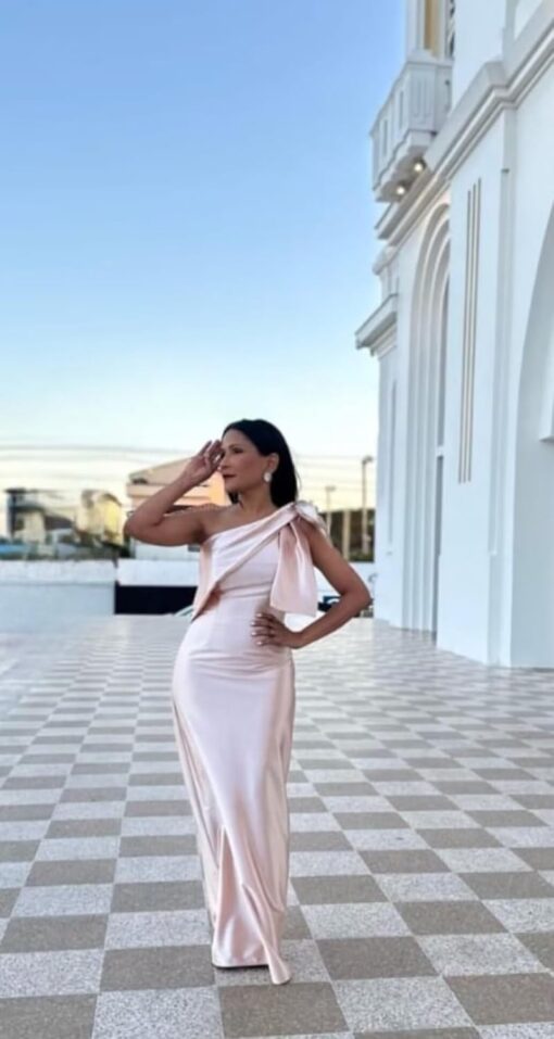 Robe De Mariée Sirène Chic Blanche – Image 4