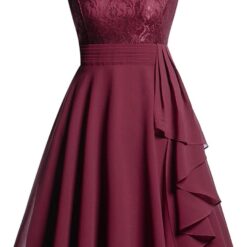 Robe Courte Blanche En Dentelle Sans Manche image 10 | Soirée Blanche