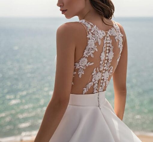 Princesse Robe De Mariée Femme Ronde Grande Taille – Image 6