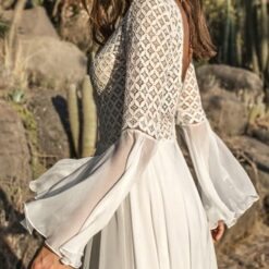 Robe Blanche Manche Longue image 13 | Soirée Blanche