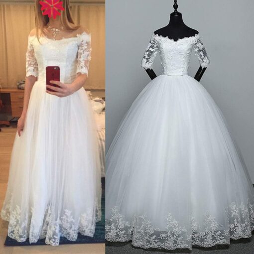 Robe De Mariée Princesse Scintillante Et Jupe Tulle – Image 8