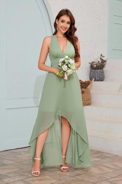 Robe De Mariée Sirène Dos Nu Blanche – Image 5