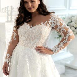 Robe De Mariée Grande Taille Trompette image 12 | Soirée Blanche