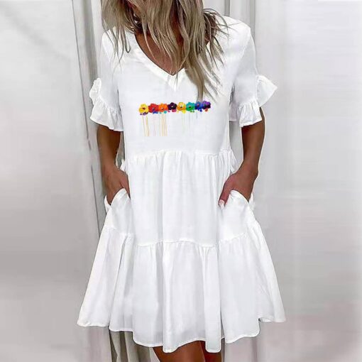 Robe Blanche Été – Image 4