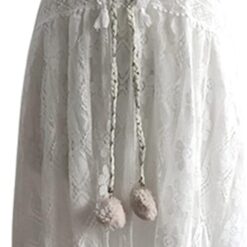 Robe Longue Blanche Dentelle Boheme image 7 | Soirée Blanche