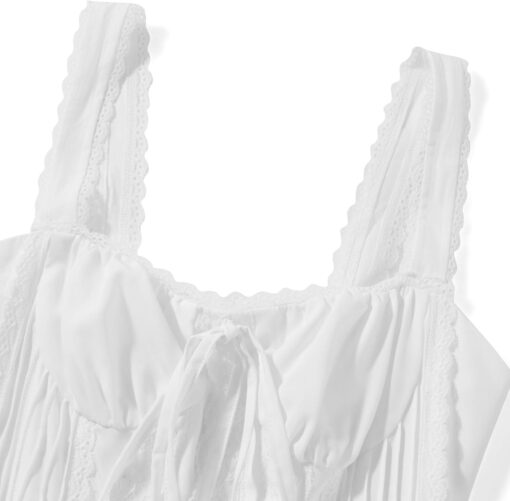 Robe Blanche Courte A Volant – Image 5