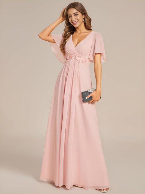 Robe Demoiselle DʼHonneur Rose – Image 6