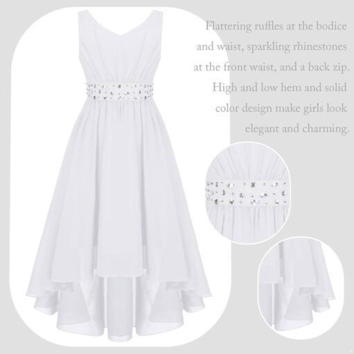 Robe Blanche Boheme Enfant – Image 8